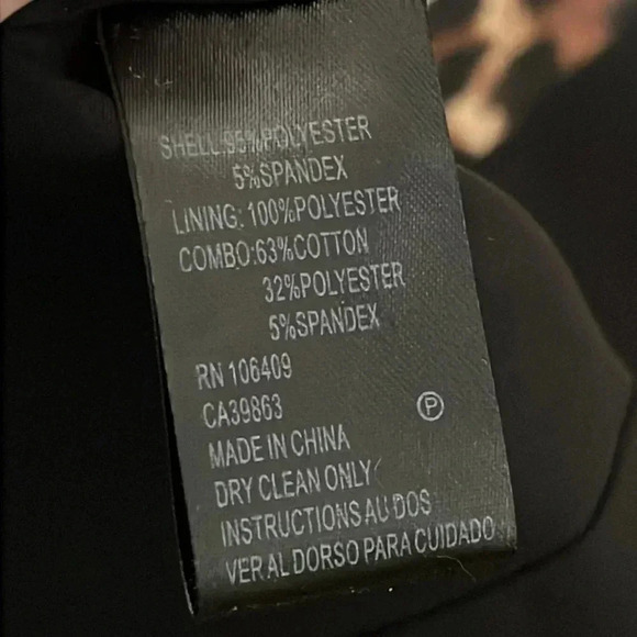 Tahari Arthur S. Levine Cheetah Print Sleeveless Sheath Dress - Picture 14 of 15